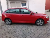 Brugt Skoda Rapid Ambition 90 HK (66 kW) 2016 Rød Hatchback