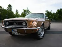 Gebraucht Ford Mustang GT 223 PS (164 kW) 1968 Gold Cabrio