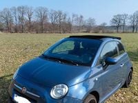 Second-hand Fiat 500C S 69 CP (50 kW) 2014 Albastru Cabrio