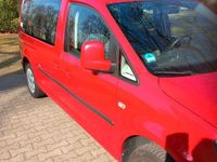 Gebraucht VW Caddy Maxi 102 PS (75 kW) 2015 Rot Van / Kleinbus