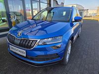 Gebraucht Skoda Karoq Style 110 PS (80 kW) 2021 Raceblau metallic (metallic) SUV
