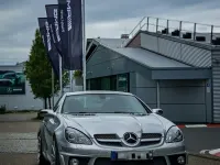 Gebraucht Mercedes SLK350 272 PS (200 kW) 2006 Silber Cabrio