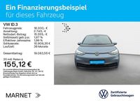 Gebraucht VW ID.3 Pure 110 kW (150 PS) 2022 Stonewashed blue metallic/schw Kleinwagen