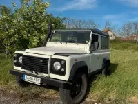 Gebraucht Land Rover Defender SE 122 PS (89 kW) 2004 Weiß Kombi