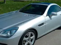 Gebraucht Mercedes SLK200 184 PS (135 kW) 2012 Silber Cabrio