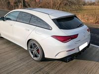 Gebraucht Mercedes CLA45 AMG Shooting Brake AMG 421 PS (309 kW) 2021 Weiß Kombi