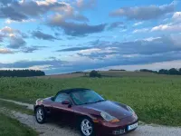 Usata Porsche Boxster 204 CV (150 kW) 1998 Rosso Cabrio
