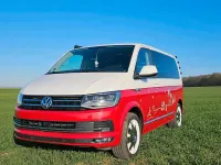 Gebraucht VW Multivan Generation Six 150 PS (110 kW) 2016 Rot Van / Kleinbus