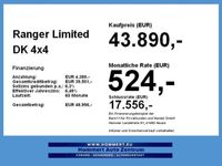 gebraucht Ford Ranger Limited DK 4x4 *AHK*Kamera*Park*beh.Lenk*