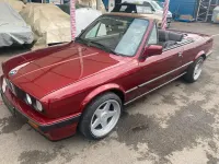 Gebraucht BMW 325 Cabriolet Performance 170 PS (125 kW) 1990 Rot Cabrio