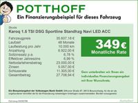 gebraucht Skoda Karoq 1.5 TSI DSG Sportline Standhzg Navi LED ACC