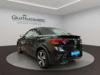 Gebraucht VW T-Roc Cabriolet R-line 150 PS (110 kW) 2022 Schwarz Cabrio