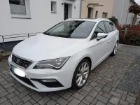 Usata Seat Leon ST 179 CV (131 kW) 2017 Bianco Station wagon