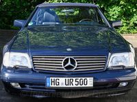 Gebraucht Mercedes SL500 320 PS (235 kW) 1995 Blau Cabrio