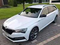 Gebraucht Skoda Superb SportLine 190 PS (139 kW) 2024 Weiß Kombi