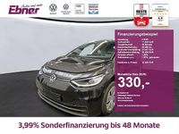 Gebraucht VW ID.3 Pro 150 kW (204 PS) 2021 Gletscherweiß schwarz (metallic) Kleinwagen