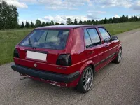 Gebraucht VW Golf III 60 PS (44 kW) 1991 Rot Kleinwagen