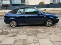 gebraucht VW Golf Cabriolet 4 1.6 Karmann dunkelblau 101ps Benzin