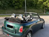 Käytetty Mini Cooper Cabriolet 116 HP (85 kW) 2007 Vihreä Avoauto
