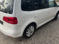 Gebraucht VW Touran Highline 105 PS (77 kW) 2013 Weiß Van / Kleinbus