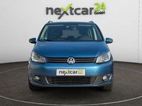 Gebraucht VW Touran Cup 105 PS (77 kW) 2015 Blau Van / Kleinbus