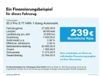 Gebraucht VW ID.3 Pro 150 kW (204 PS) 2023 Silber Kleinwagen