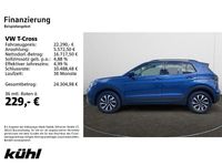 Gebraucht VW T-Cross Active 110 PS (80 kW) 2022 Reef blue metallic SUV