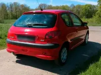 Gebraucht Peugeot 206 75 PS (55 kW) 2008 Rot Kleinwagen