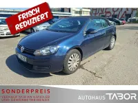 Gebraucht VW Golf Cabriolet 105 PS (77 kW) 2015 Open sea blue metallic Cabrio