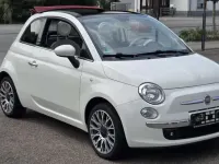 Gebraucht Fiat 500 Lounge 69 PS (50 kW) 2010 Weiß Cabrio