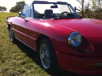 Gebraucht Alfa Romeo Spider 116 PS (85 kW) 1989 Rot Cabrio