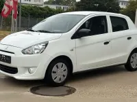 Gebraucht Mitsubishi Space Star Basis 71 PS (52 kW) 2015 Weiß Kleinwagen