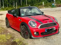 Gebraucht Mini John Cooper Works Cabriolet 211 PS (155 kW) 2015 Rot Cabrio