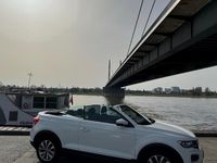 Gebraucht VW T-Roc Cabriolet 150 PS (110 kW) 2021 Weiß Cabrio
