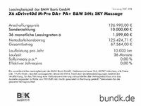 gebraucht BMW X6 X6xDrive40d M-Pro DA+ PA+ B&W StHz SKY Massage Sportpaket Bluetooth HUD Navi LE