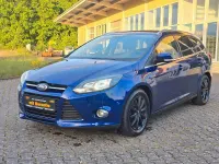 Gebraucht Ford Focus Titanium 125 PS (91 kW) 2014 Blau Kombi