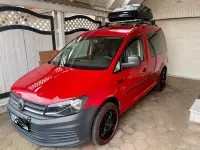 Usado VW Caddy 75 HP (55 kW) 2017 Vermelho Monovolume