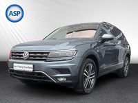 Gebraucht VW Tiguan Allspace Highline 239 PS (175 kW) 2018 Grau (platinum grey metallic) SUV