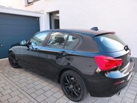 gebraucht BMW 116 i Advantage schwarz 07-2016