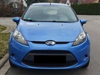 Gebraucht Ford Fiesta 75 PS (55 kW) 2009 Blau Kleinwagen