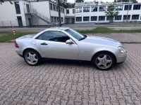 Gebraucht Mercedes SLK200 136 PS (100 kW) 1997 Silber Cabrio