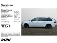 Gebraucht Skoda Superb SportLine 200 PS (147 kW) 2024 Moonweiß perleffekt Kombi