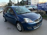 Gebraucht Ford Fiesta Style 60 PS (44 kW) 2008 Blau Kleinwagen