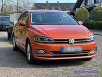 Gebraucht VW Polo Highline 95 PS (69 kW) 2020 Orange Kleinwagen
