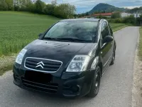 Gebraucht Citroën C2 60 PS (44 kW) 2009 Schwarz Kleinwagen
