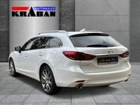 Gebraucht Mazda 6 Exclusive-Line 194 PS (142 kW) 2023 Rhodium weiß Kombi