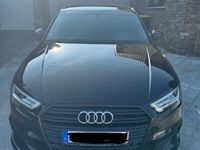 gebraucht Audi A3 Limousine schwarz s line