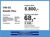 Gebraucht Volvo V40 Kinetic 114 PS (83 kW) 2013 Silber Limousine