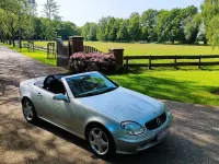 Gebraucht Mercedes SLK320 Edition 218 PS (160 kW) 2002 Silber Cabrio