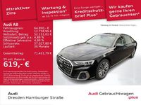 Gebraucht Audi A8L Ambiente 286 PS (210 kW) 2022 Mythosschwarz metallic Limousine